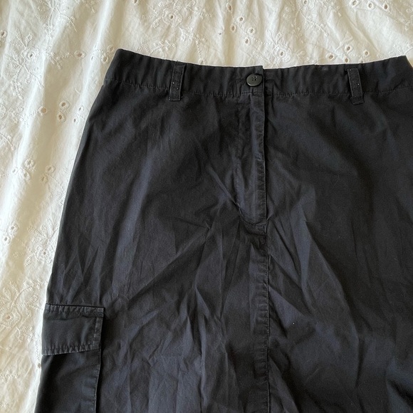 Midi cargo skirt black - Picture 3 of 5